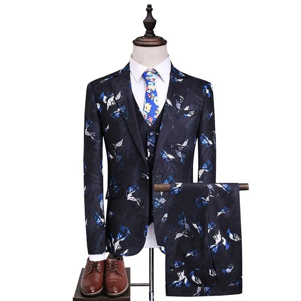 men's suits & blazers slim design men dress 3 piece set asian size s - 5xl suit jacket with pants and vest wedding party flower blazer, White;black
men's suits & blazers slim design men dress 3 piece set asian size s - 5xl suit jacket with pants and vest wedding party flower blazer, White;black
