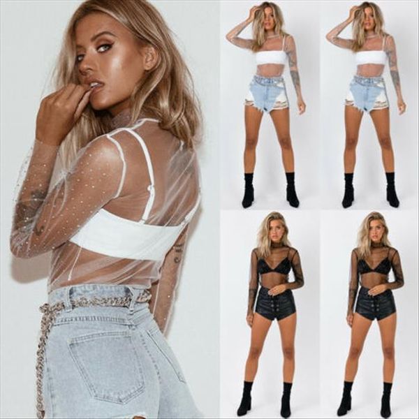очарование женщины сетки sheer см через длинным рукавом блузка женщины sexy блузы прозрачный mesh stand шея sheer блузка рубашка, White
очарование женщины сетки sheer см через длинным рукавом блузка женщины sexy блузы прозрачный mesh stand шея sheer блузка рубашка, White