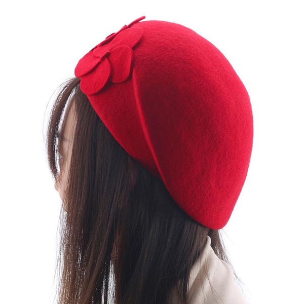 wool beret winter berets women winter felt beret floral women felt french beanie fedora hat beanie flower, Blue;gray
wool beret winter berets women winter felt beret floral women felt french beanie fedora hat beanie flower, Blue;gray