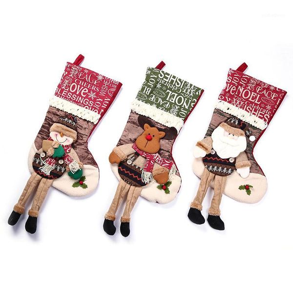 christmas decorations stocking gift bag noel reindeer santa claus snowman socks natal xmas tree candy ornament gifts year1
christmas decorations stocking gift bag noel reindeer santa claus snowman socks natal xmas tree candy ornament gifts year1