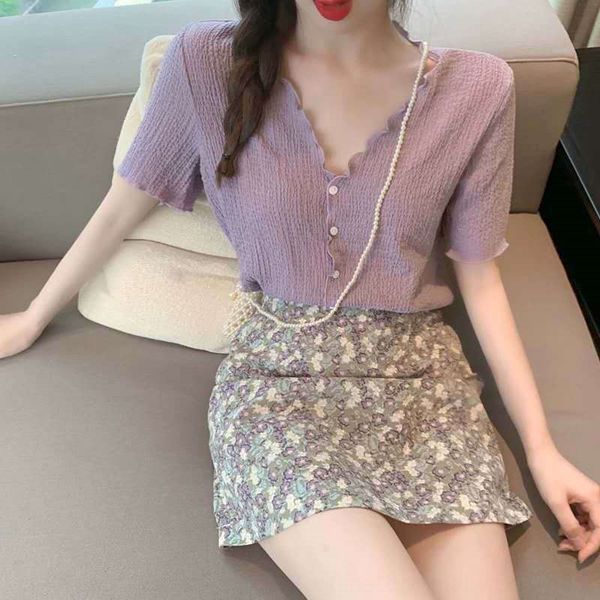 fl20026 summer short skirt shirt shirtpopular new pleated loose slimming v-neck chiffon shirt elegant floral skirt two-piece set rzatn rzatn, Gray
fl20026 summer short skirt shirt shirtpopular new pleated loose slimming v-neck chiffon shirt elegant floral skirt two-piece set rzatn rzatn, Gray