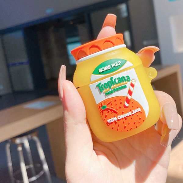 case for airpods pro cute cover silicone bluetooth earphone protective case for air pods 2 with keychain 3d luxury orange juice
case for airpods pro cute cover silicone bluetooth earphone protective case for air pods 2 with keychain 3d luxury orange juice