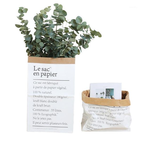storage bags 1pcs nordic oxford cloth kraft paper home dried flowers decorative plant pots bag folding closet organizer1
storage bags 1pcs nordic oxford cloth kraft paper home dried flowers decorative plant pots bag folding closet organizer1