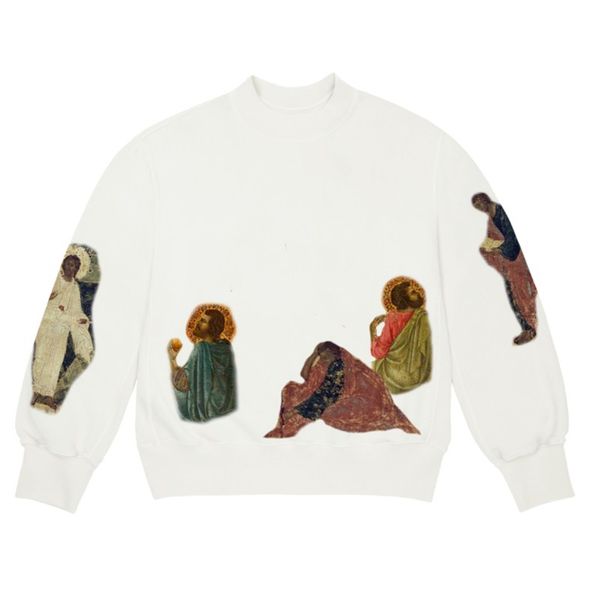 021 new men designer hoodie fashion casual long-sleeved women hoodie religious jesus king oil painting pullover sweater a11, Black 
021 new men designer hoodie fashion casual long-sleeved women hoodie religious jesus king oil painting pullover sweater a11, Black