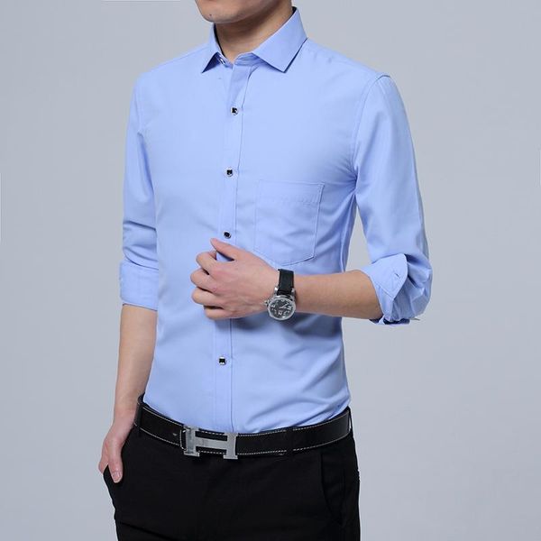 men's casual shirts men white blue classical design work wear clothing autumn spring dress, White;black
men's casual shirts men white blue classical design work wear clothing autumn spring dress, White;black