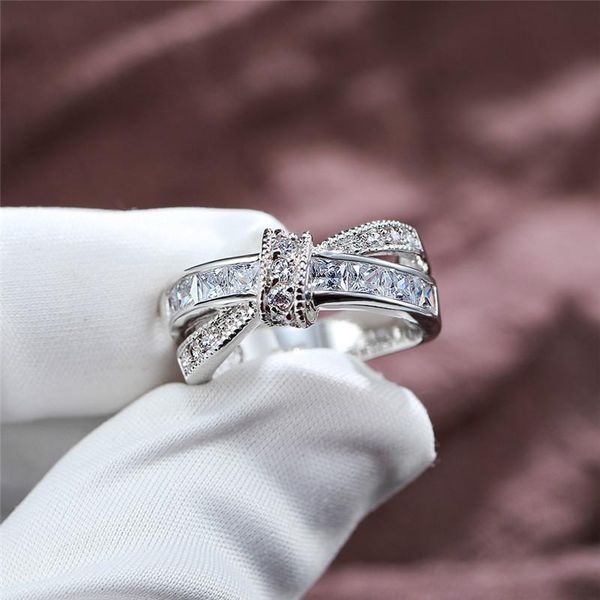 luxury female white crystal stone ring charm silver color cross wedding rings for women vintage bridal hollow engagement ring, Slivery;golden
luxury female white crystal stone ring charm silver color cross wedding rings for women vintage bridal hollow engagement ring, Slivery;golden