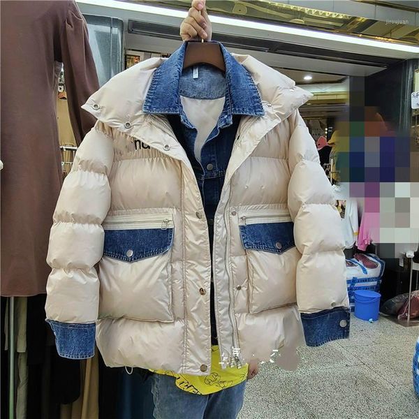 cotton-padded coat women's winter warm parka 2020 new korean style loose ins fashion down cotton coats nancylim1, Black
cotton-padded coat women's winter warm parka 2020 new korean style loose ins fashion down cotton coats nancylim1, Black