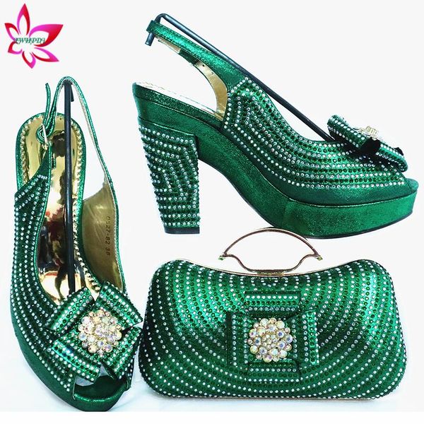 2020 classics style matching women shoes and bag set in heels matching shoes and bag set for nigeriain party in green color, Black
2020 classics style matching women shoes and bag set in heels matching shoes and bag set for nigeriain party in green color, Black