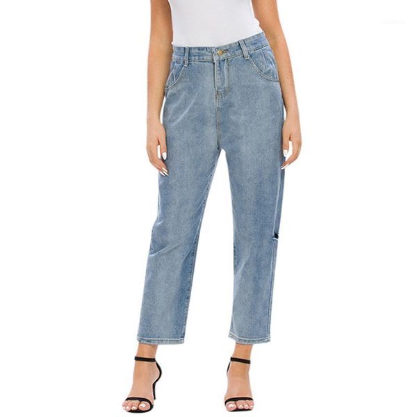 jeans ladies solid color straight slim high waist loose jeans casual 2020 women's fashion trousers women's clothing #yl51, Blue
jeans ladies solid color straight slim high waist loose jeans casual 2020 women's fashion trousers women's clothing #yl51, Blue