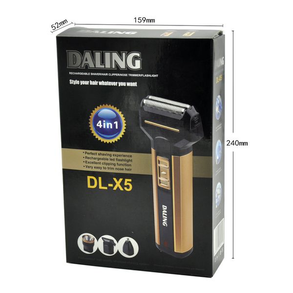 2021 good quality darling dl-x5 electric shaver charging multi-function hairdressing nose hair cut beard knife wholesale cross-border
2021 good quality darling dl-x5 electric shaver charging multi-function hairdressing nose hair cut beard knife wholesale cross-border