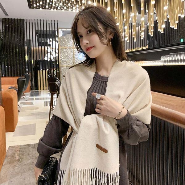 scarves women solid color wool with tassel lady winter autumn long thinker warm female shawl men scarf, Blue;gray
scarves women solid color wool with tassel lady winter autumn long thinker warm female shawl men scarf, Blue;gray