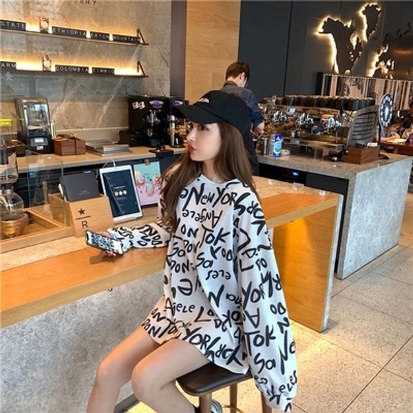 dxuff korean large lazy medium long neck long sleeve t-shirt 2020 with girlsthin t-shirt new round loose fyhrl, White
dxuff korean large lazy medium long neck long sleeve t-shirt 2020 with girlsthin t-shirt new round loose fyhrl, White