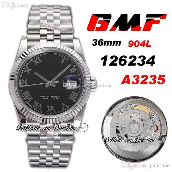 gmf datejust 36 126234 eta a3235 automatic mens womens watch 904l steel fluted bezel black dial roman jubilee bracelet super puretime rra1, Slivery;brown
gmf datejust 36 126234 eta a3235 automatic mens womens watch 904l steel fluted bezel black dial roman jubilee bracelet super puretime rra1, Slivery;brown