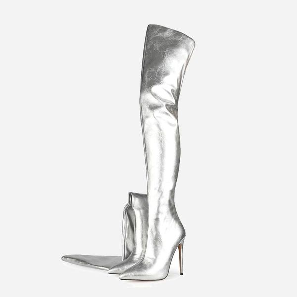 boots arden furtado 2021 autumn fashion women's shoes over the knee high elegant back zipper thigh silver, Black
boots arden furtado 2021 autumn fashion women's shoes over the knee high elegant back zipper thigh silver, Black