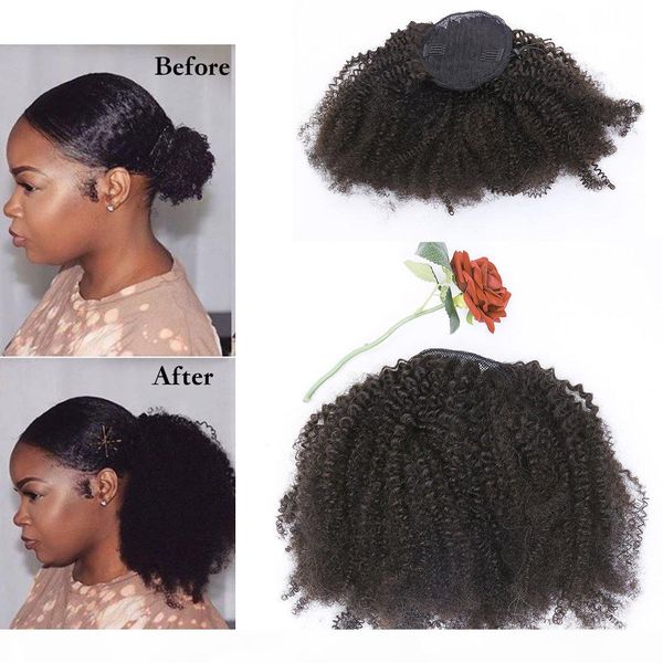 curly hair ponytail african american short afro kinky curly wrap human hair drawstring puff ponytail hair extensions with clips 120g fashion, Black
curly hair ponytail african american short afro kinky curly wrap human hair drawstring puff ponytail hair extensions with clips 120g fashion, Black