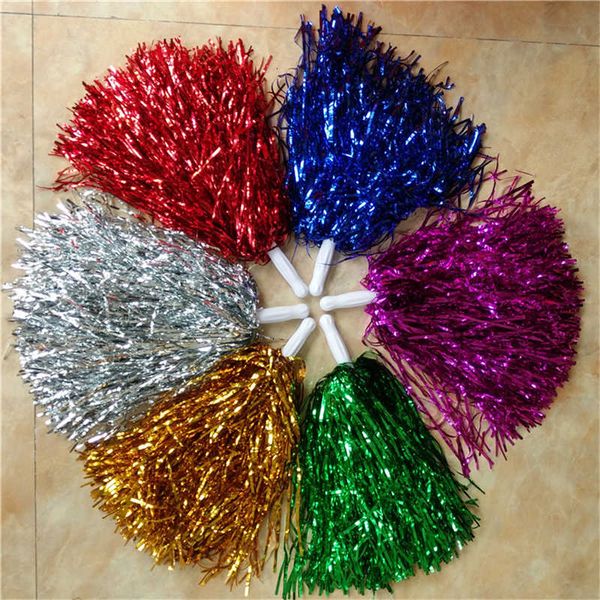 40g cheerleading pom poms cheering hand flowers ball pompom metallic christmas wedding party festival dance props supplies
40g cheerleading pom poms cheering hand flowers ball pompom metallic christmas wedding party festival dance props supplies