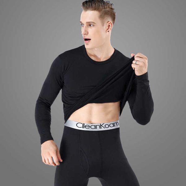 winter autumn clothes and long trousers men's plus fleece sweater youth thickening self-cultivation base thermal underwear set, Black;white
winter autumn clothes and long trousers men's plus fleece sweater youth thickening self-cultivation base thermal underwear set, Black;white