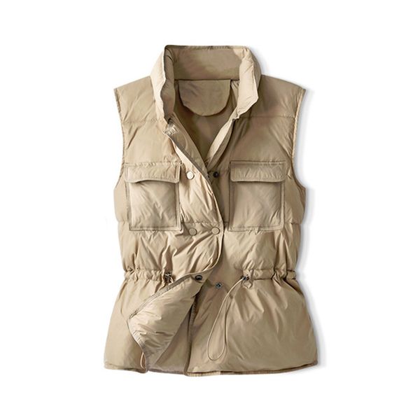2021 new womens vest winter warm down cotton lace-up jacket female vests mandarin collar sleeveless waistcoat autumn ivlb, Black
2021 new womens vest winter warm down cotton lace-up jacket female vests mandarin collar sleeveless waistcoat autumn ivlb, Black