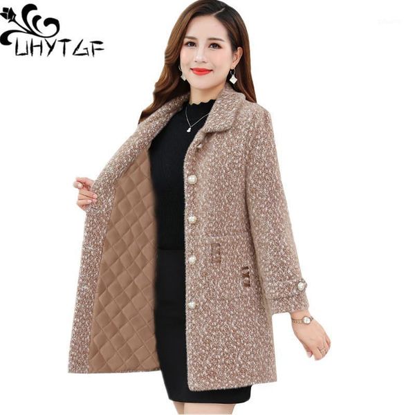 uhytgf elegant mother winter coat quality mink fleece casual warm woolen jacket gold velvet thicken 5xl plus size outerwear 11051, Black
uhytgf elegant mother winter coat quality mink fleece casual warm woolen jacket gold velvet thicken 5xl plus size outerwear 11051, Black
