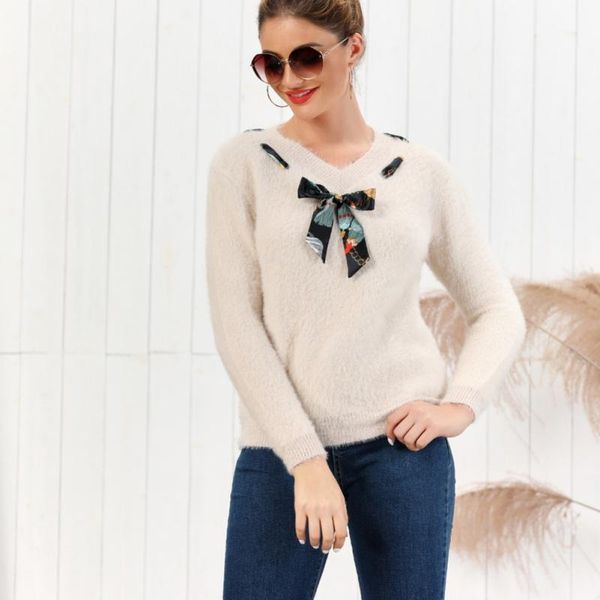 winter new women knitted thick sweater pullover warm jumpers loose v neck sweaters female 1, White;black
winter new women knitted thick sweater pullover warm jumpers loose v neck sweaters female 1, White;black