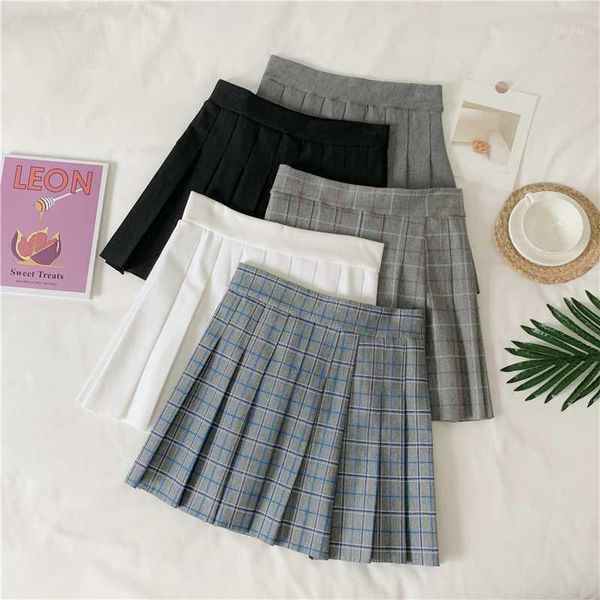 sweet summer cute new korea vintage preppy style a-line women ulzzang punk plus size casual harajuku ins empire pleated skirt1, Black
sweet summer cute new korea vintage preppy style a-line women ulzzang punk plus size casual harajuku ins empire pleated skirt1, Black