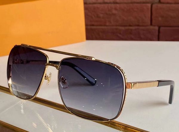 men square attitude sunglasses gold frame gray gradient lens vintage sunglasses gafas de sol uv400 protection with box, White;black
men square attitude sunglasses gold frame gray gradient lens vintage sunglasses gafas de sol uv400 protection with box, White;black