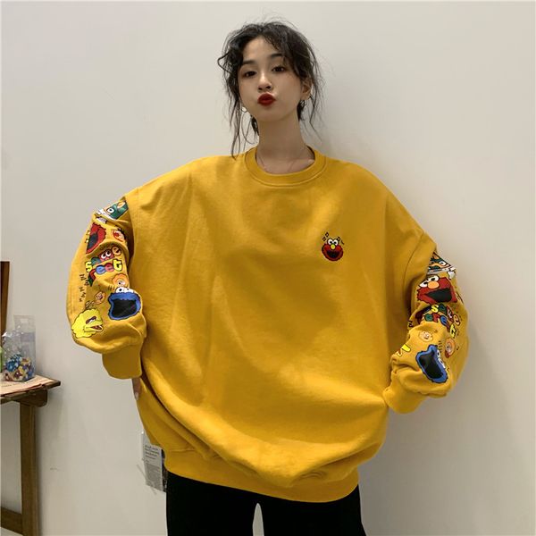 autumn harajuku oversize cartoon printing women thin sweatshirt loose o neck women hoodies sweatshirt plus size female pullovers, Black
autumn harajuku oversize cartoon printing women thin sweatshirt loose o neck women hoodies sweatshirt plus size female pullovers, Black