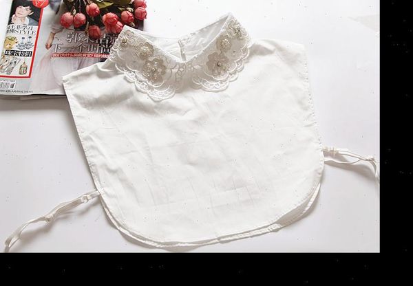 ornaments european lace small lolita sweater fake collar temperament collar refined wild printing embroidery decorative, White
ornaments european lace small lolita sweater fake collar temperament collar refined wild printing embroidery decorative, White