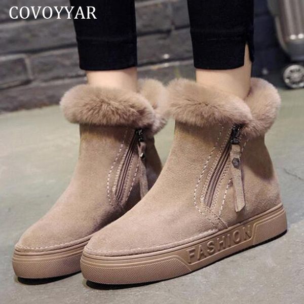 covoyyar fashion winter ankle boots women short plush platform shoes woman 2020 new zipper casual shoes woman snow boots wbs2089, Black
covoyyar fashion winter ankle boots women short plush platform shoes woman 2020 new zipper casual shoes woman snow boots wbs2089, Black