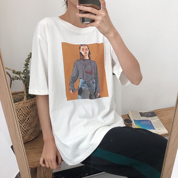 2021 new nice girl print harajuku t-shirts for women summer hip hop tshirt plus casual size femme shirt fly x813, White
2021 new nice girl print harajuku t-shirts for women summer hip hop tshirt plus casual size femme shirt fly x813, White