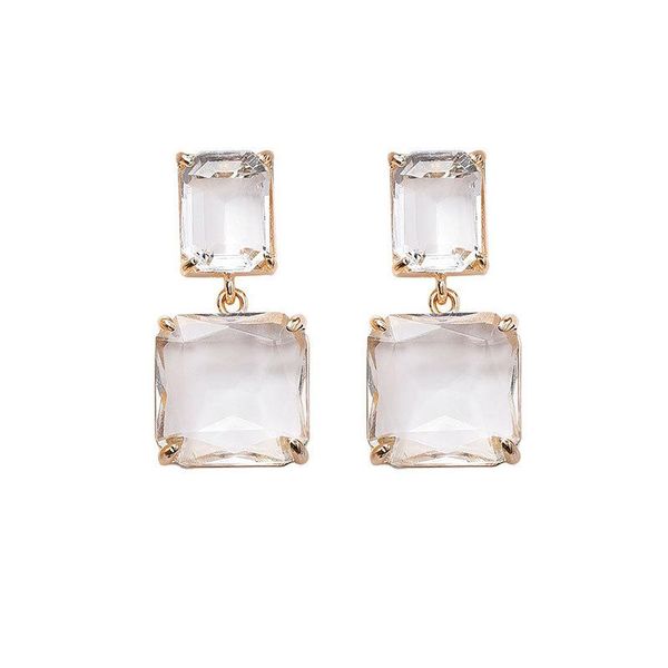 square crystal earrings for women exaggeration pendant earrings wedding simple fashion jewelry trend accessories 2020, Silver
square crystal earrings for women exaggeration pendant earrings wedding simple fashion jewelry trend accessories 2020, Silver