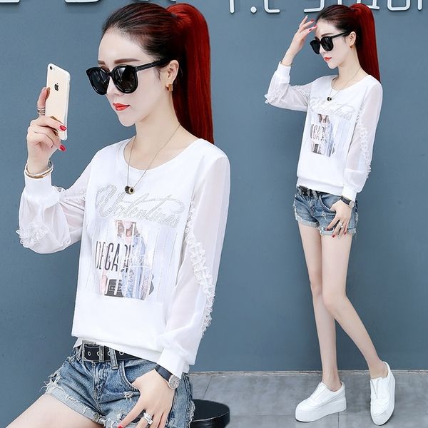 fif4w design sense stitching sleeve long t-shirt clothingclothing mesh t-shirt for women 2020 autumn bead korean version of clothing nail ne, White
fif4w design sense stitching sleeve long t-shirt clothingclothing mesh t-shirt for women 2020 autumn bead korean version of clothing nail ne, White