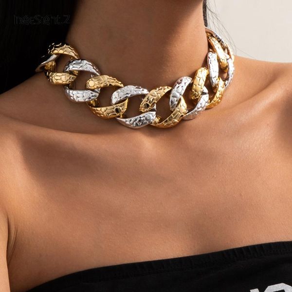 chains ingesight.z vintage chunky thick plastic choker necklace for women men punk exaggerated short clavicle necklaces collier jewelry, Silver
chains ingesight.z vintage chunky thick plastic choker necklace for women men punk exaggerated short clavicle necklaces collier jewelry, Silver