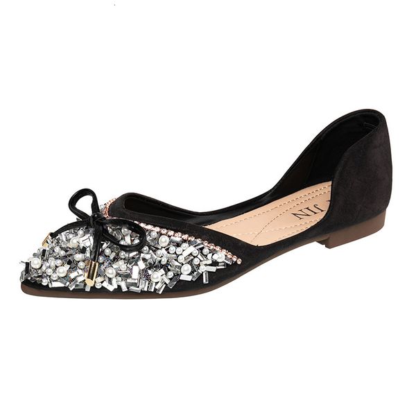 2021 pointed single-shoe female spring new net shallow mouth drill smooth soles women's shoes 8w0x, Black
2021 pointed single-shoe female spring new net shallow mouth drill smooth soles women's shoes 8w0x, Black