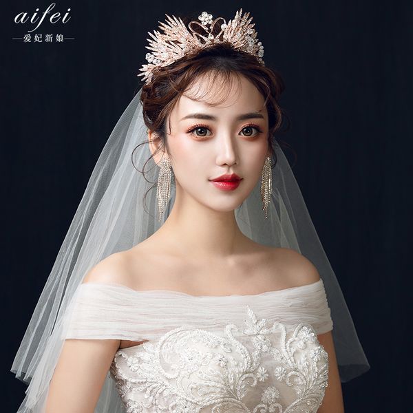 bridal crown accessories super immortal princess wang guansen xianmei hair ornament wedding dress headdress, Silver
bridal crown accessories super immortal princess wang guansen xianmei hair ornament wedding dress headdress, Silver
