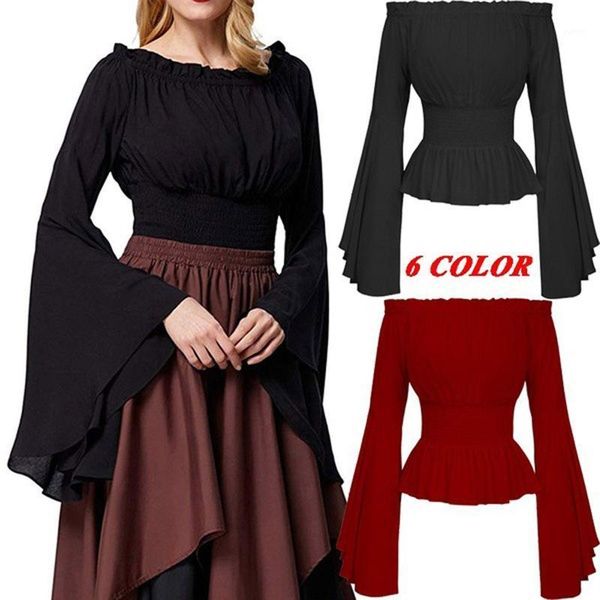 womens fashion clothing women's boho vintage ruffle off shoulder corset flare sleeve blouse shirt vestido de mujer elegante1, White
womens fashion clothing women's boho vintage ruffle off shoulder corset flare sleeve blouse shirt vestido de mujer elegante1, White