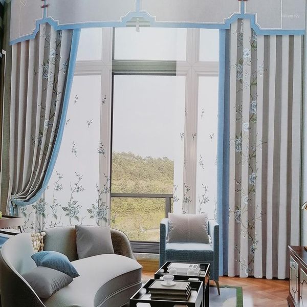 new chinese style elegant embroidery shading curtains for living dining room bedroom.1
new chinese style elegant embroidery shading curtains for living dining room bedroom.1