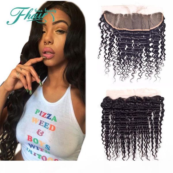 6a peruvian deep wave lace frontal closure 13x4 deep wave human hair full lace frontal closures with baby hair 8"-24"inch, Black;brown
6a peruvian deep wave lace frontal closure 13x4 deep wave human hair full lace frontal closures with baby hair 8"-24"inch, Black;brown