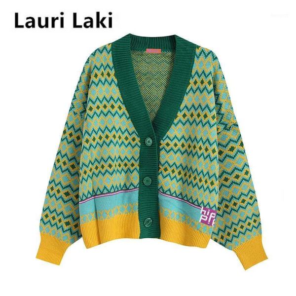 lauri laki sweater cardigan coat women patchwork long sleeve knitted sweater oversize autumn winter 2020 outwear vintage1, White
lauri laki sweater cardigan coat women patchwork long sleeve knitted sweater oversize autumn winter 2020 outwear vintage1, White