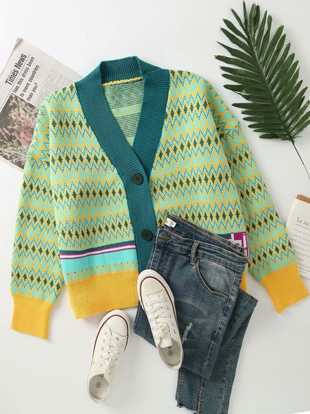 hmoji 77ff-35 женской одежда осень 2020 нового жаккарда цвета пальто свободного sweaterjacquard кардиган свитер пальто контраст вязать свите, White;black
hmoji 77ff-35 женской одежда осень 2020 нового жаккарда цвета пальто свободного sweaterjacquard кардиган свитер пальто контраст вязать свите, White;black