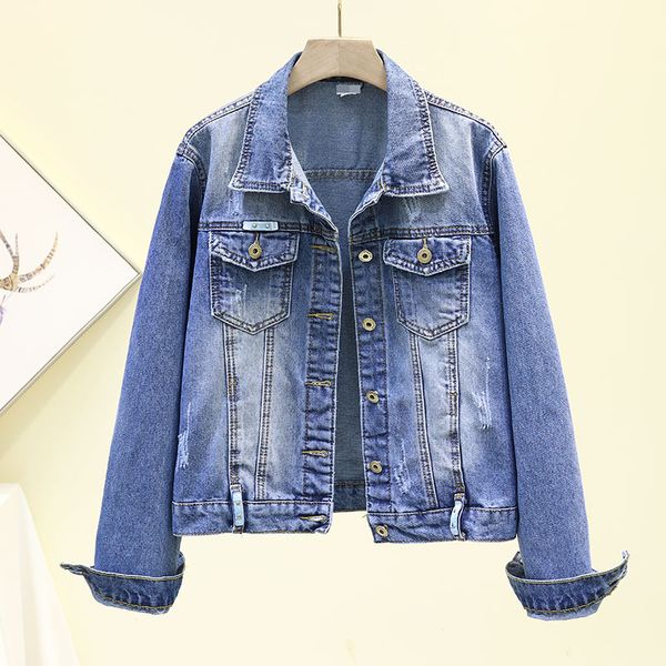 korean style denim women student outerwear 2020 spring autumn big size slim vintage long sleeve jeans jacket coat female, Black;brown
korean style denim women student outerwear 2020 spring autumn big size slim vintage long sleeve jeans jacket coat female, Black;brown