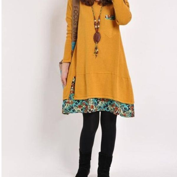korean style super large korean dress casual women's wearsize long sleeve base floral stitching casual women's dress rqota, Black;gray
korean style super large korean dress casual women's wearsize long sleeve base floral stitching casual women's dress rqota, Black;gray