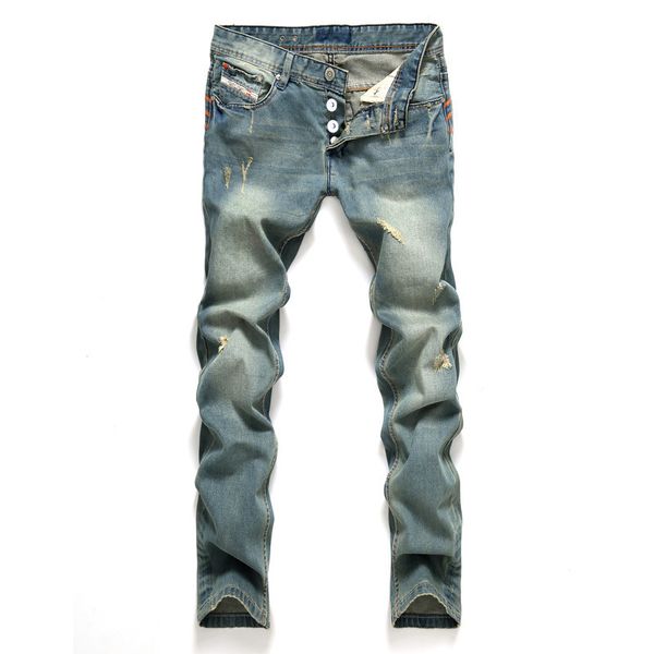 airgracias jeans men classic mens jeans blue color cotton ripped hole jeans for men brand designer biker jean long pants 201117
airgracias jeans men classic mens jeans blue color cotton ripped hole jeans for men brand designer biker jean long pants 201117