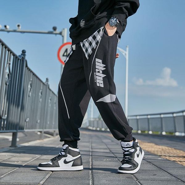 men's pants mens cargo trousers men spring ankle-length sweatpants fashion casual plus size street wear loose for, Black
men's pants mens cargo trousers men spring ankle-length sweatpants fashion casual plus size street wear loose for, Black