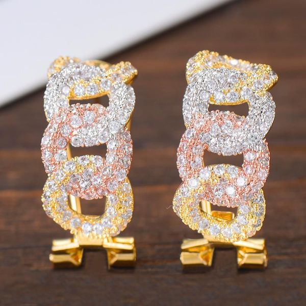 charm godki luxury circle connect cubic zirconia statement big hoops earrings for women wedding dubai bridal round hoop earring, Golden
charm godki luxury circle connect cubic zirconia statement big hoops earrings for women wedding dubai bridal round hoop earring, Golden