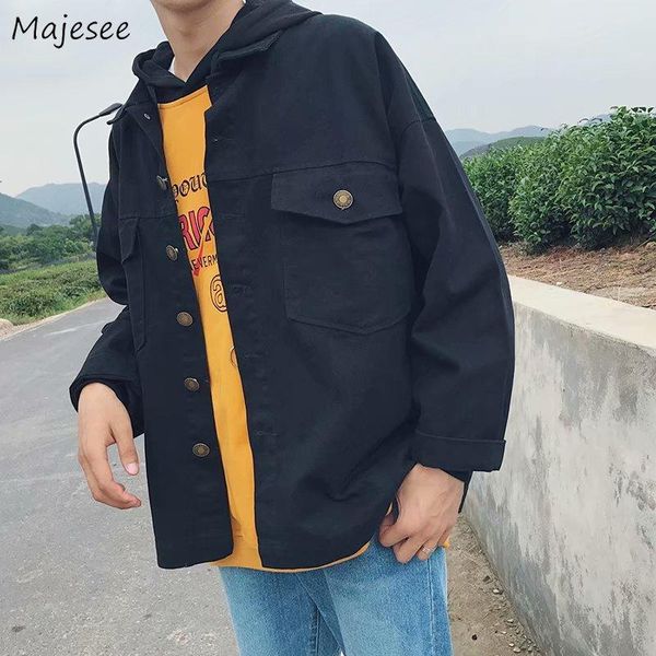 jackets men solid turn-down collar pockets single breasted bf all-match loose streetwear students harajuku korean style ulzzang, Black;brown
jackets men solid turn-down collar pockets single breasted bf all-match loose streetwear students harajuku korean style ulzzang, Black;brown