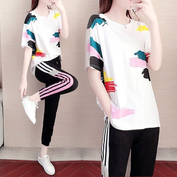 women's leisure sports suit women's 2020 summer new fashionforeign sportswear pants and trousers style and thinkorean version of h, Gray
women's leisure sports suit women's 2020 summer new fashionforeign sportswear pants and trousers style and thinkorean version of h, Gray