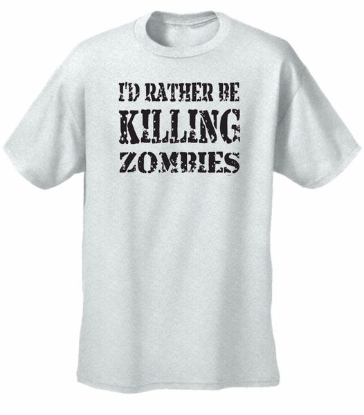 sport 2019 men o-neck tee shirts i'd rather be killing zombies zombie men tee shirt shorter sleeve cotton fitness t shirt
sport 2019 men o-neck tee shirts i'd rather be killing zombies zombie men tee shirt shorter sleeve cotton fitness t shirt