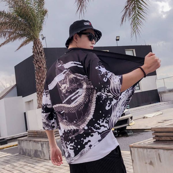 fashion dragon print t shirt men fashions harajuku men t shirt 2019 hip hop casual tshirt streetwear summer cool japan t shirts, White;black
fashion dragon print t shirt men fashions harajuku men t shirt 2019 hip hop casual tshirt streetwear summer cool japan t shirts, White;black