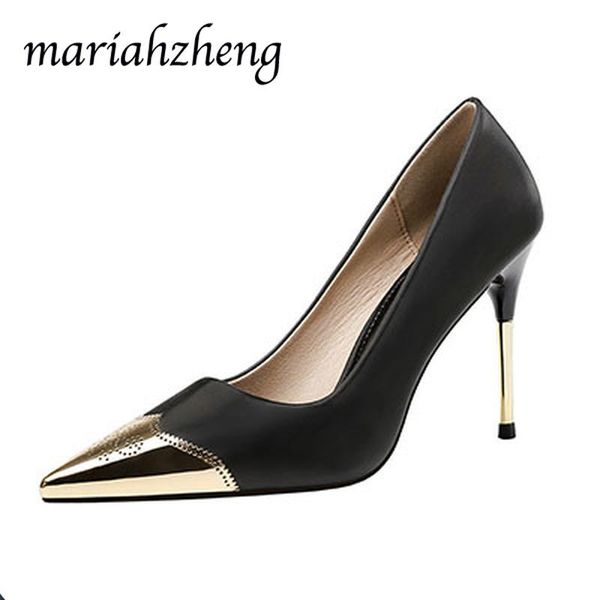 meriahzheng 10cm 2020 spring pointed toe high-heeled metal stiletto women's singles shoes professional women's shoes lsj, Black
meriahzheng 10cm 2020 spring pointed toe high-heeled metal stiletto women's singles shoes professional women's shoes lsj, Black